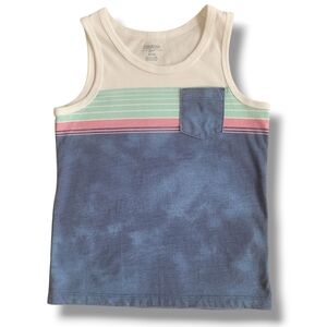 Osh Kosh Boys Striped Front Pocket Tank 4T